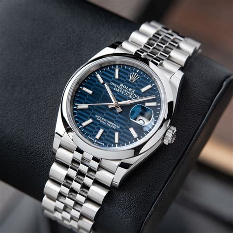 rolex datejust azzurro blue jubilee|rolex datejust 36.